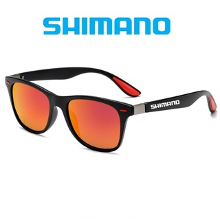 Shimano แว่นกันแดด Polarized แว่นตาขี่จักรยานตกปลาปีนเขาอัลตราไวโอเลต