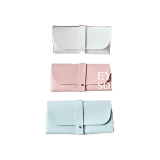 โปรโมชั่น : EYECHICY SOFT CASE ซองหนังใส่แว่นตาเกรดพรีเมียม minimal สีพาสเทล