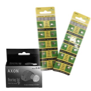 แบตเตอรรี่ สำหรับ AXON แบตเตอรรี่เครื่องช่วยฟัง AXON K-80