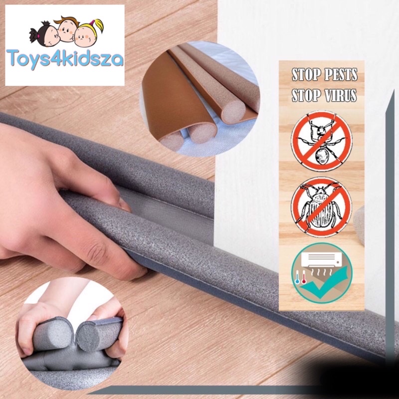 แผ่นปิดช่องว่าง โฟมปิดประตู แผ่นปิดช่องประตู กันแมลง กันงู Animal Barrier Between Door