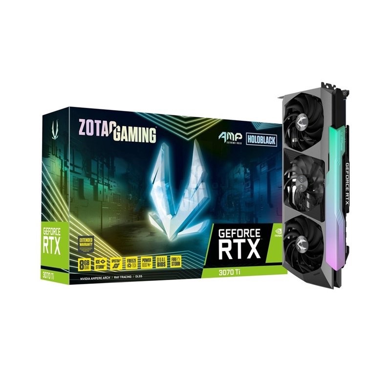 RTX3070ti ZOTAC AMP HOLO สภาพใหม่ประกันsvoaยาวๆ 16/07/2024