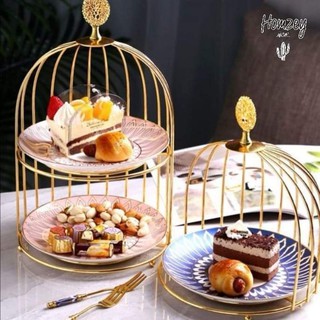 ชั้นวางเค้ก วางเบเกอรี่ สำหรับจัดงานและตกแต่งบ้านรหัสK144 #homzeydecor