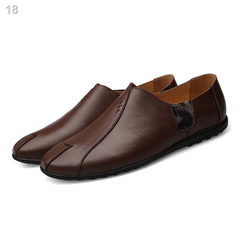 ♘ Spot   รองเท้าฤดูใบไม้ผลิใหม่ผู้ชายอังกฤษธุรกิจสบาย ๆ รองเท้าหนังขับรถหรือทำงาน - รูปที่ 7