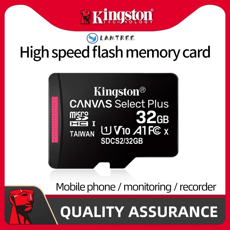 Kingston Memory Card sd card Micro SD TF card Class10 100MB/s 32GB/64GB/128GB/256GB/512GB