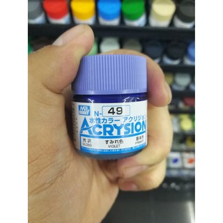 สีสูตรน้ำ Mr.Acrysion Color N49 VIOLET (Gloss) 10ml