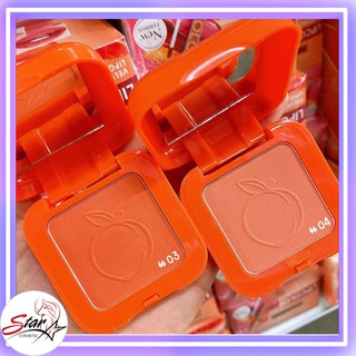 Anylady Sweet Kiss Blusher🍊บรัชออน ตลับลูกพีชโทนส้ม🍊