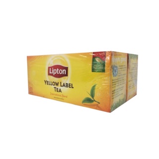 ชาลิปตัน Lipton ซองจุ่ม 25ซอง 1กล่อง มีโค้ดลด