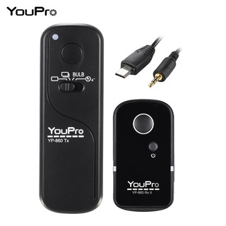 Ĩ YouPro YP-860 S2 2.4G Wireless Remote Control Shutter Release Transmitter Receiver for Sony A58 A7R A7 A7II A7RII A7SI