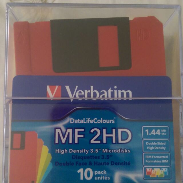 แผ่น Floppy disk diskette 1.44mb 3.5นิ้ว verbatim ของใหม่
