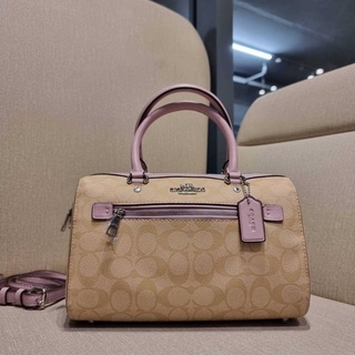 COACH F83607 ROWAN SATCHEL IN SIGNATURE CANVAS