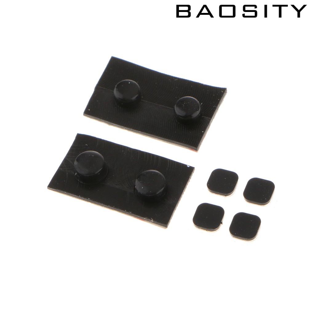 [BAOSITY] ฝาครอบสกรูยาง แบบเปลี่ยน สีดํา สําหรับ 3DS XL 8 ชิ้น