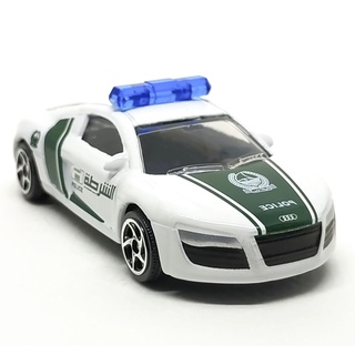 Majorette Audi R8 - Dubal Police - White Color /Wheels 5SV /scale 1/58 (3 inches) no Package