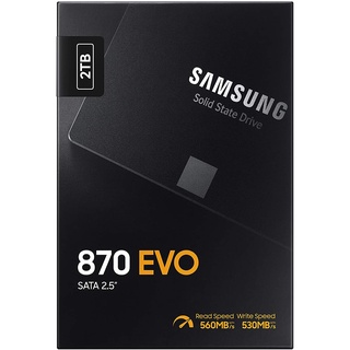 SAMSUNG 870 EVO 2TB SSD 2.5" MZ-77E2T0BW