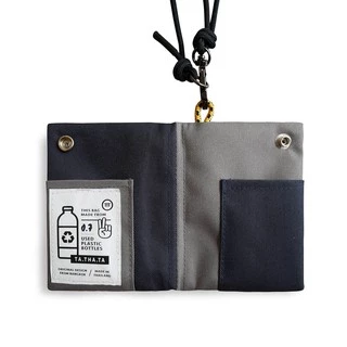 Hop relife stone wallet กระเป๋าสตางค์รุ่นฮอป | ที่ใส่บัตร มีสายคล้องคอ