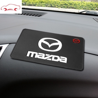 แผ่นกันลื่นแดชบอร์ดรถ Sticky Mat สำหรับ Mazda speed CX-30 CX-8 Mazda3 CX-3 CX-9 Mazda6 CX-5 Mazda2