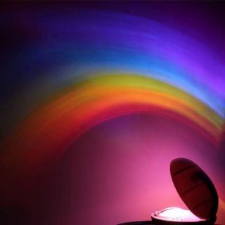 โคมไฟสายรุ้ง เครื่องสายรุ้ง rainbow lamp พร้อมส่งจากไทย