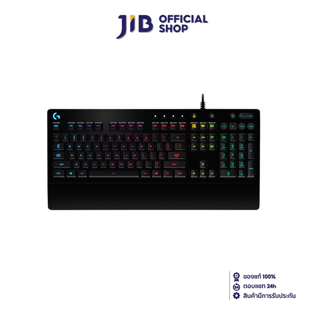 KEYBOARD (คีย์บอร์ด) LOGITECH G213 PRODIGY (MEMBRANE) (RGB LED) (EN/TH) (WIRED/USB)