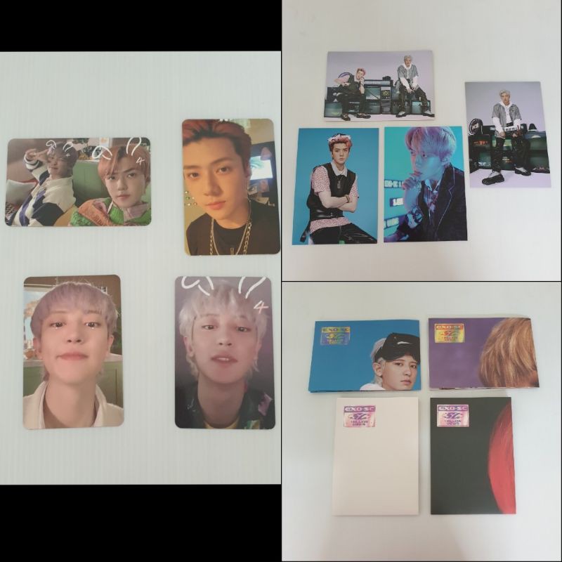 EXO SC Photocard / สุ่มรายการจากอัลบั้ม 1 ล้านวิว