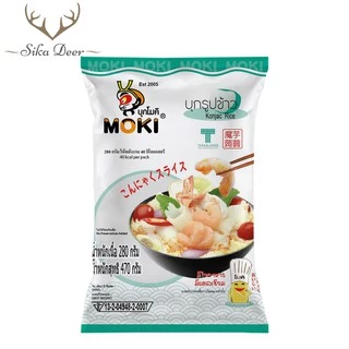 MOKI บุกรูปข้าว 280กรัม (FK0035-1) บุกข้าว ข้าวบุกคีโต บุกเพื่อสุขภาพ คีโต คลีน เจ ไม่ผสมแป้ง ก๋วยเตี๋ยว keto Konjac