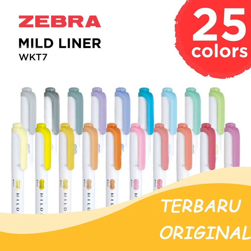 ปากกามาร์กเกอร์แบบสองด้าน 25 สี