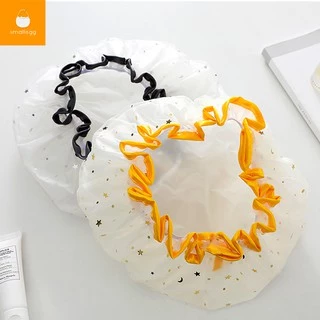 ✨หมวกอาบน้ำ ✨ กันน้ำ เนื้อหนา สำหรับอาบน้ำ ดาว หมวกคลุมผมอาบน้ำ 26cm