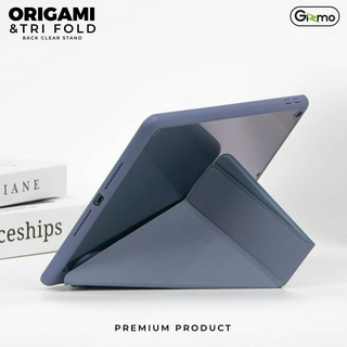 Gizmo รุ่น Origami+Tri fold เคสไอแพด foripad 10.2 10.9 แบบฝาพับด้วยแม่เหล็ก หลังใส มีช่องเก็บปากกา