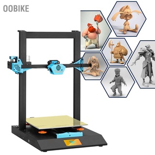 Oobike เครื่องพิมพ์ 3D พร้อมแผ่นพื้นผิว ถอดออกได้ Fdm 300X300X400 มม. ปลั๊ก Eu 100‐240V