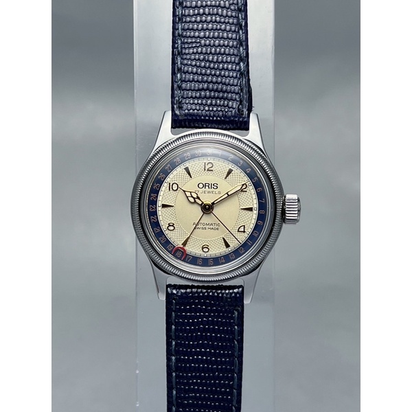 นาฬิกาเก่า นาฬิกาออโต้ นาฬิกาข้อมือโบราณโอริส Vintage Oris Big Crown Pointer date two tone