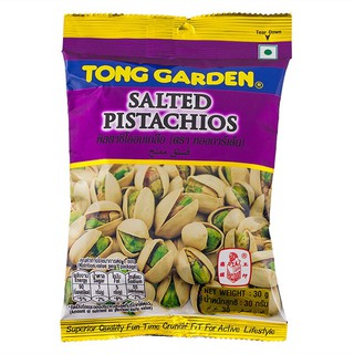 ทองการ์เด้นพิสตาชิโอเกลือ 30กรัม Tong Garden Pistachio Salt 30g.