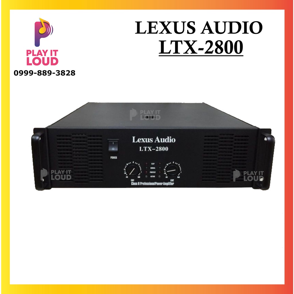 LEXUS LTX2800 1250 Watts x2 PROFESSIONAL POWER AMPLIFIER 5MWQ Shopee