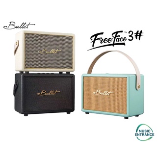 Bullet Free Face#3 Portable Acoustic Guitar Amplifier แอมป์กีต้าร์ โปร่ง มี Reverb และช่องเสียบไมโครโฟน แบตเตอรี่ในตัว