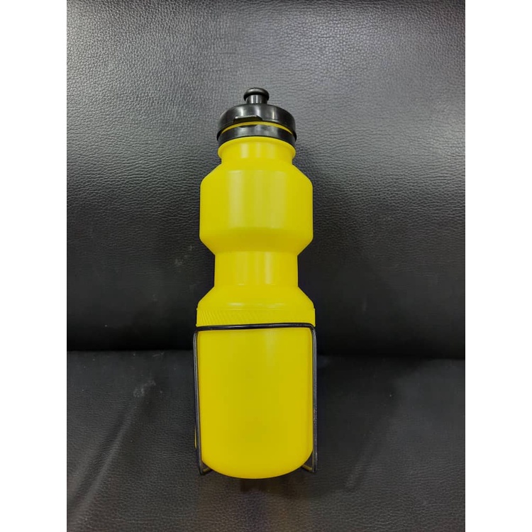 ขวดน้ํา CYCLING ขนาด 550 มล. พร้อม CAGE สีเหลือง AS-WB01