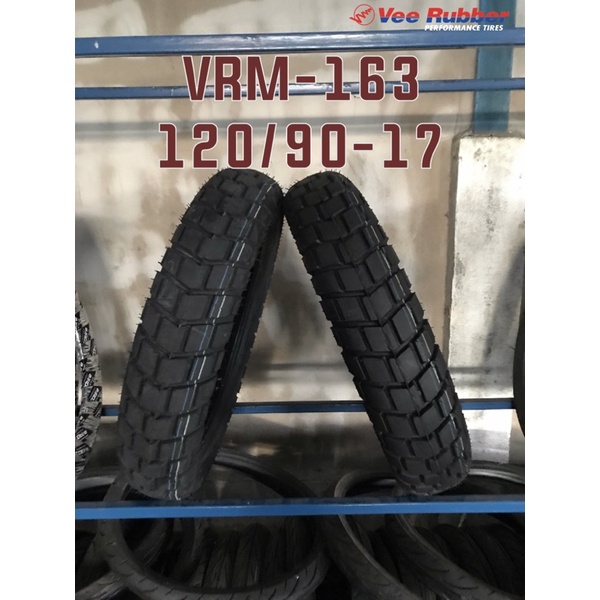Vee Rubber VRM - 163 เบอร์ 120/90-17 ลายลูกศร