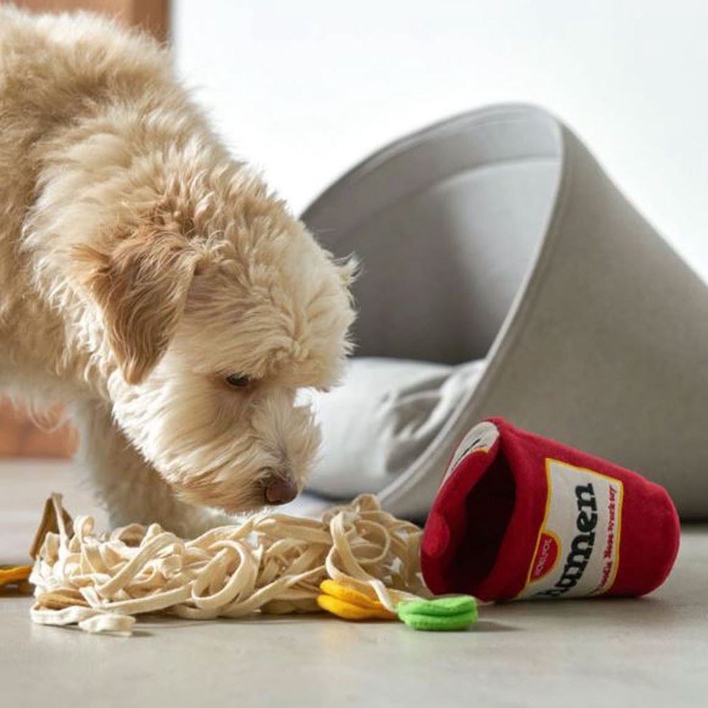 ราเม็งซ่อนขนม ของฝึกการดมกลิ่น ของเล่นหมา ของเล่นสุนัข ของเล่นลูกหมา Raman Dog Toy ซ่อนขนม
