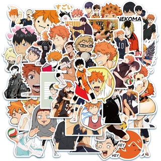 สติกเกอร์ลายกราฟฟิก Haikyuu