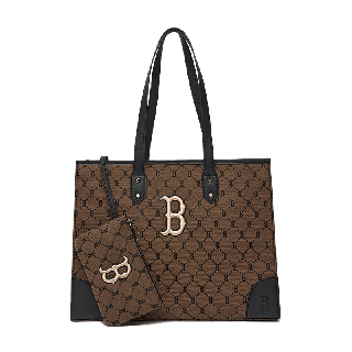 พร้อมส่ง⭐ ของแท้% MLBกระเป๋า DIA JACQUARD MONOGRAM TOTE BAG กระเป๋าทรงโท้ท