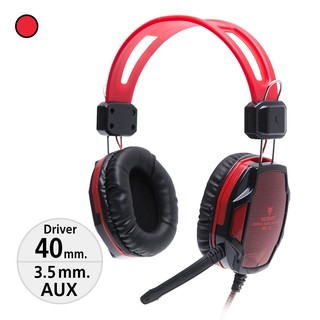 หูฟังเกมมิ่ง NUBWO รุ่น NO-A6 หูฟังครอบหัว Over-Ear พร้อมไมโครโฟนสำหรับการสื่อสาร สำหรับคอเกมเมอร์โดยเฉพาะ