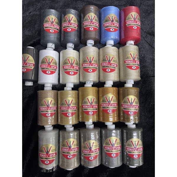 ด้ายยีนส์ ด้ายเส้นใหญ่ เย็บกางเกงยีนส์ เย็บหนัง เบอร์30/3 (1หลอดยาว400เมตร) พร้อมส่ง