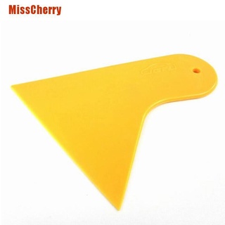 ( Misscherry ) สติกเกอร์ฟิล์มพลาสติก สีเหลือง สําหรับติดรถยนต์