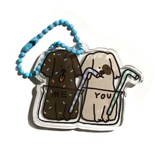 ssktmmee - keyring1 (two dogs)