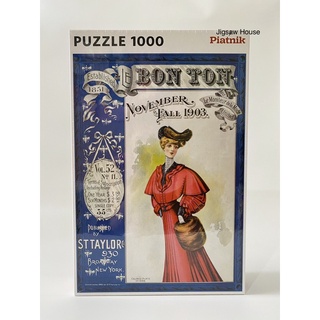 พร้อมส่ง-จิ๊กซอว์ Bon Ton Magazine Cover 1903 แบรนด์ Piatnik jigsaw puzzle 1000 ชิ้น