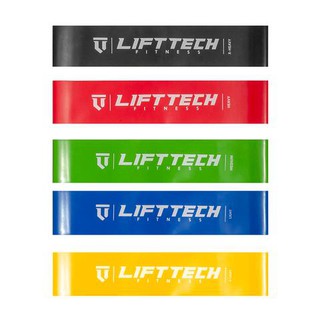 LiftTech | Resistance Bands (Set of 5 / Latex) ยางยืดออกกำลังกาย