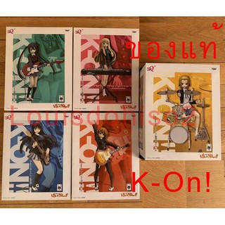 SQ K-On! ของแท้  ฟิกเกอร์ เค-ออน! Tainaka Ritsu Hirasawa yui Kotobuki Tsumugi Azusa Nakano และ Akiyama Mio วงK-on