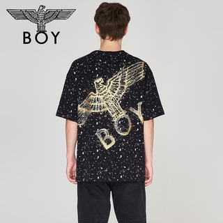 Boy London Official Authorized Scattered Doodle Eagle Print Couple T-shirt Mens Womens Clothing T-shirt