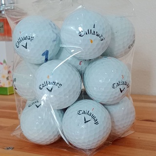 ลูกกอล์ฟ callaway มือสอง 16ลูก คละรุ่น 60%