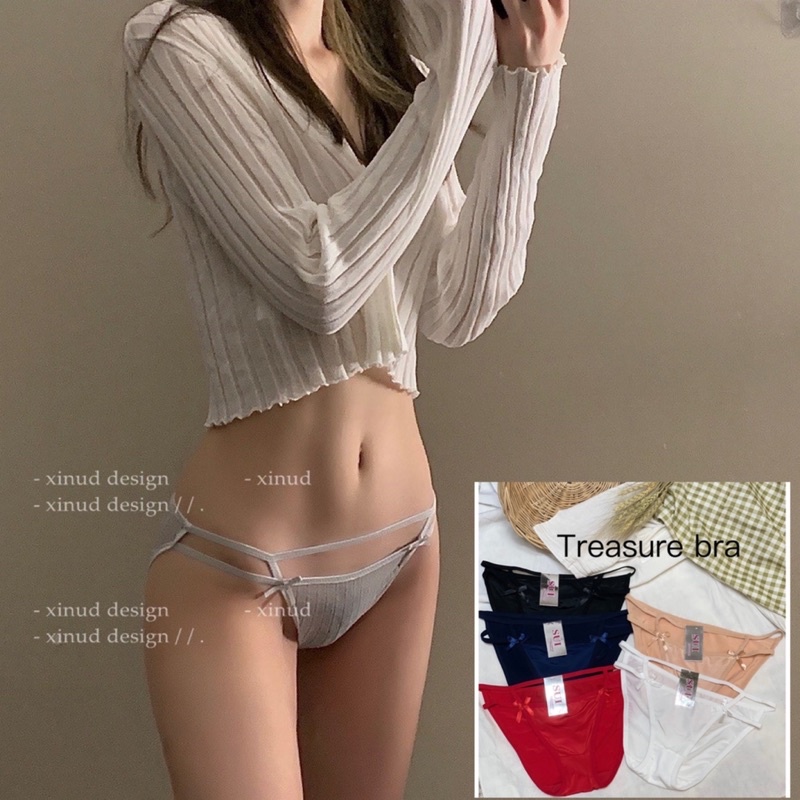 กางเกงในลูกไม้  เซ็กซี่ SUI  (191#)กางเกงชั้นในผ้าลื่น  กางเกงในบิกินี่ลูกไม้  ใส่สบายสำหรับสตรี