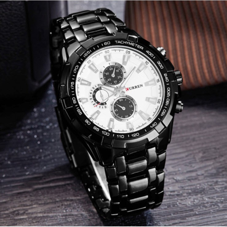 CURREN 8023 นาฬิกาข้อมือผู้ชาย สแตนเลส ควอตซ์