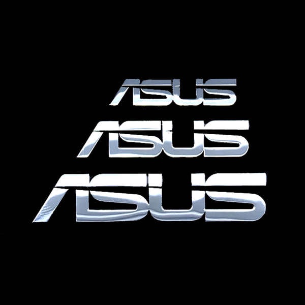 สติกเกอร์โลโก้ Asus โลหะ หน้าจอ LCD สําหรับติดตกแต่งคอมพิวเตอร์ โน๊ตบุ๊ค Asus
