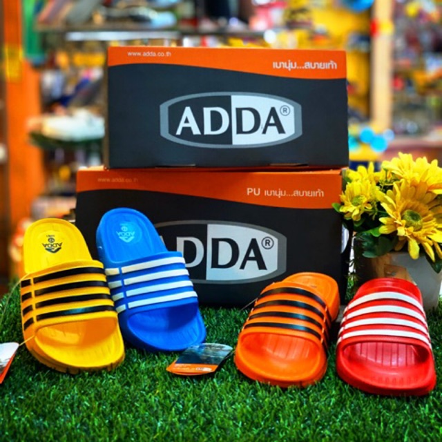รองเท้าแตะสวม ADDAสไตล์ชิลๆรองเท้าแตะเด็กทั้งผู้หญิงและผู้ชาย สีใหม่สีส้มค่ะ