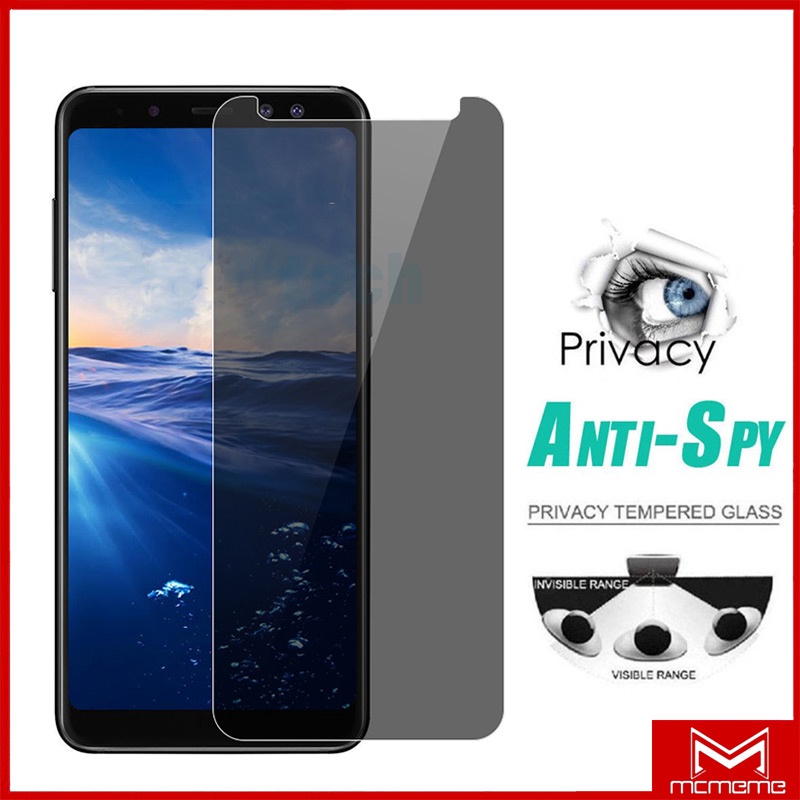 ฟิล์มกันมองข้าง HD แบบกระจกนิรภัย 9H ยี่ห้อ MCMEME คุณภาพดีเยียม ฟิล์มกันเสือก กันมอง Samsung Galaxy